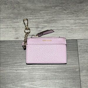 Anne Klein Key Card Holder with Textured Finish/ light pinkish lavender color